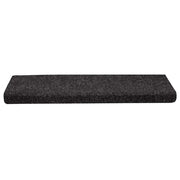 Vidaxl trapmatten zelfklevend 30 stuks 65x21x4 cm zwart rechthoekige rand - afbeelding 3