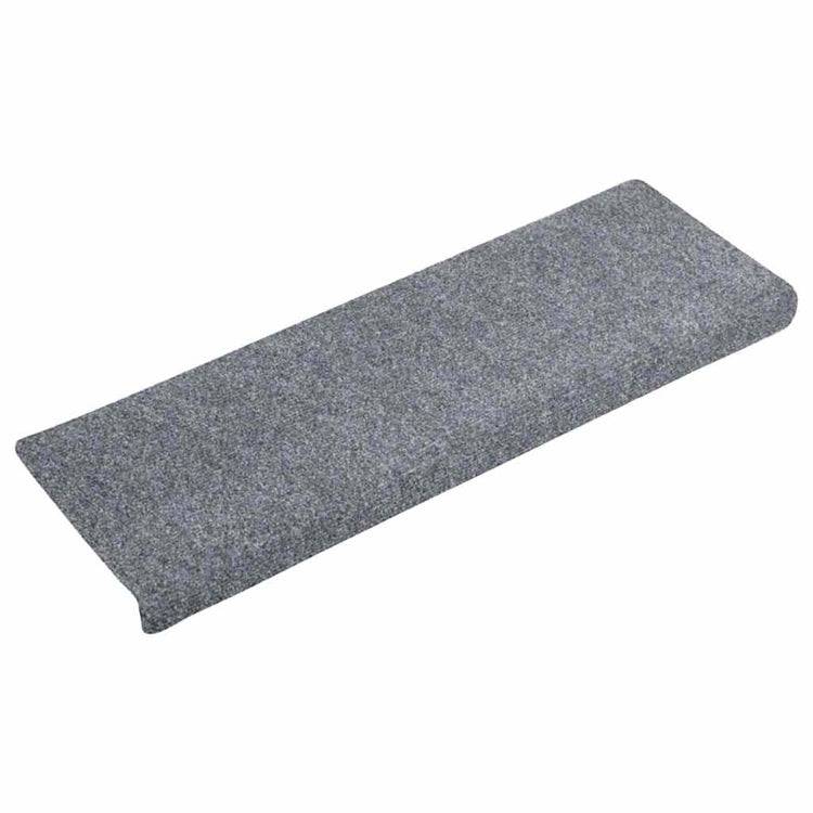 Vidaxl trapmatten zelfklevend 30 stuks 65x21x4 cm lichtgrijs