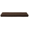 Vidaxl trapmatten zelfklevend 30 stuks 65x21x4 cm bruin rechthoekige rand