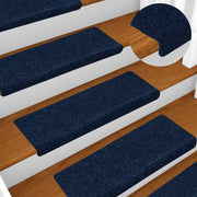 Vidaxl trapmatten zelfklevend 30 stuks 65x21x4 cm marineblauw - afbeelding 1