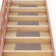 Vidaxl trapmatten zelfklevend 30 stuks 60x25 cm lichtbruin rechthoekig