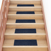 Vidaxl trapmatten zelfklevend 30 stuks 60x25 cm marineblauw rechthoekig - afbeelding 1