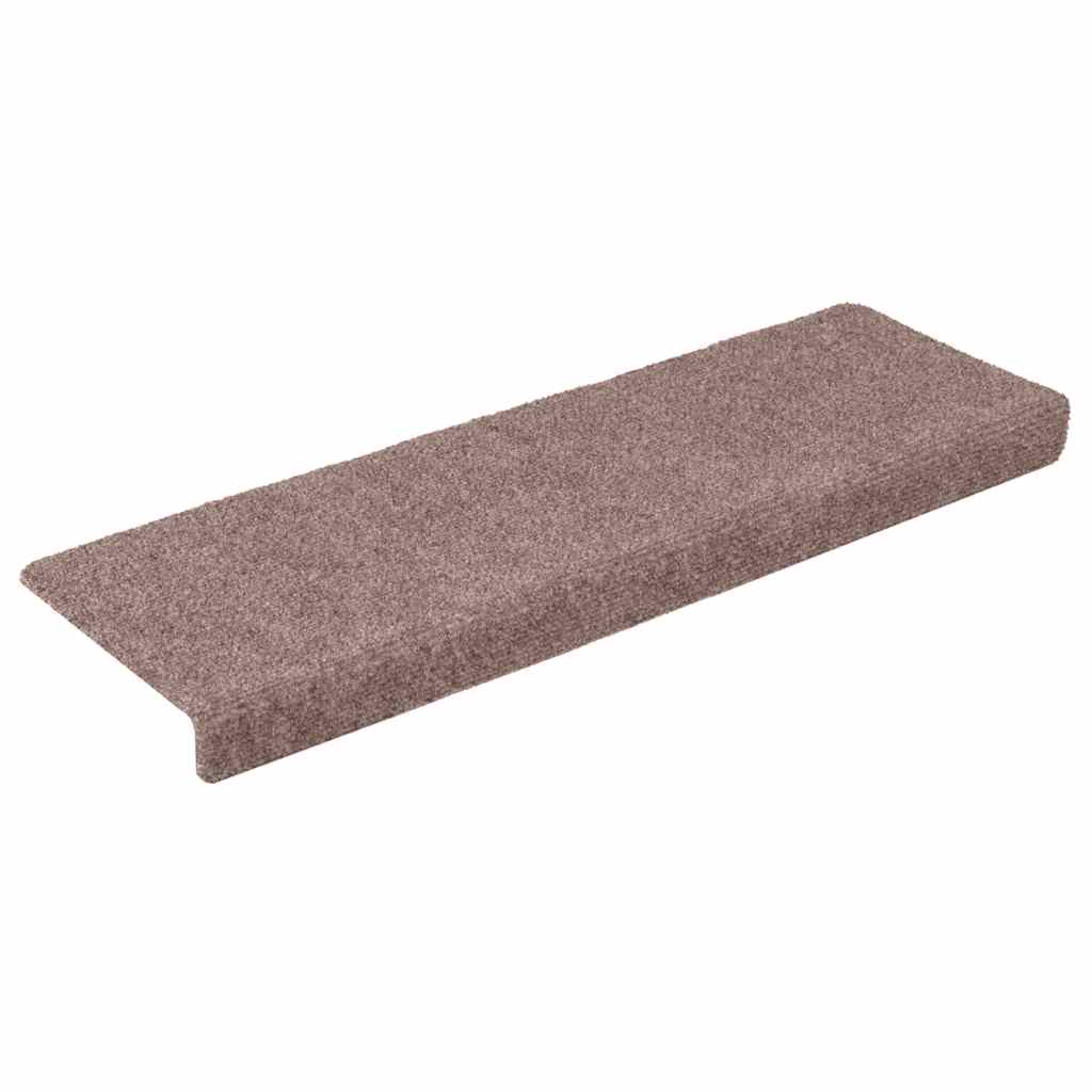 Vidaxl trapmatten zelfklevend 20 stuks 65x21x4 cm lichtbruin
