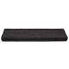 Vidaxl trapmatten zelfklevend 20 stuks 65x21x4 cm zwart rechthoekige rand