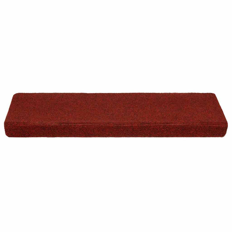 Vidaxl trapmatten zelfklevend 20 stuks 65x21x4 cm bordeaux rood