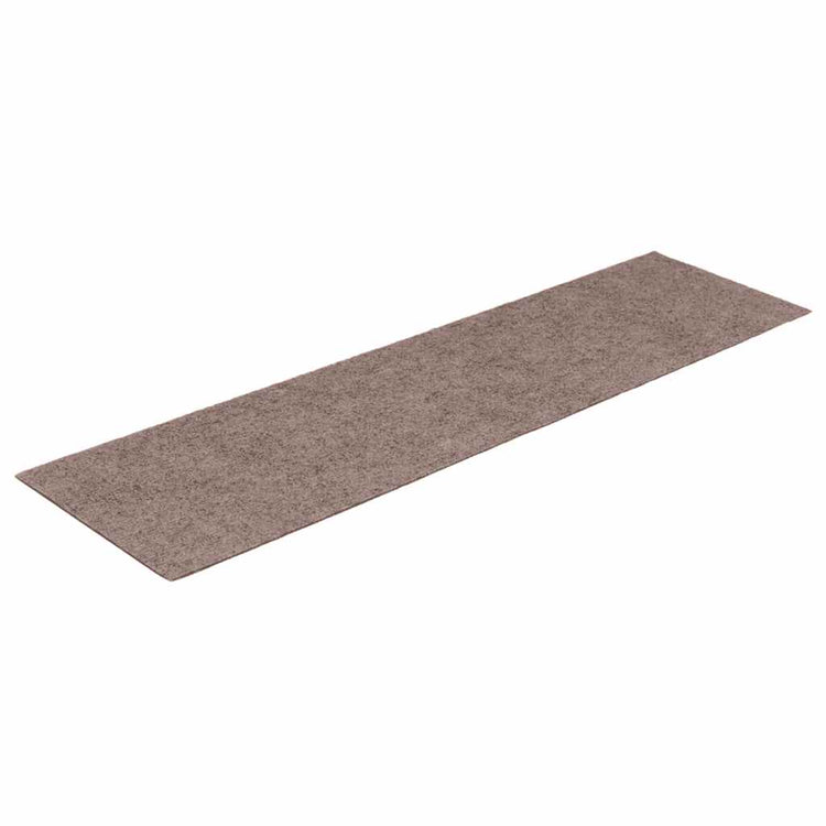 Vidaxl trapmatten zelfklevend 30 stuks 76x20 cm lichtbruin rechthoekig