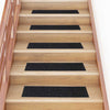 Vidaxl trapmatten zelfklevend 30 stuks 76x20 cm zwart rechthoekig