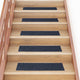 Vidaxl trapmatten zelfklevend 30 stuks 76x20 cm grijs blauw rechthoekig