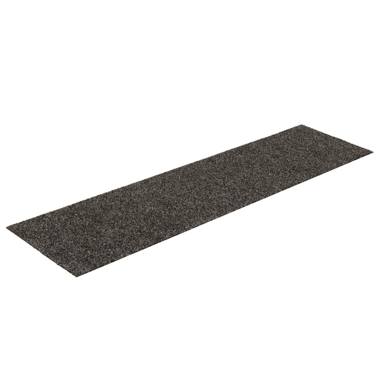 Vidaxl trapmatten zelfklevend 30 stuks 76x20 cm antraciet rechthoekig