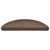 Vidaxl trapmatten 30 st 56x17x3 cm koffiebruin halfrond