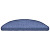 Vidaxl trapmatten 30 st 56x17x3 cm blauw halfrond