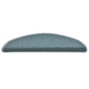 Vidaxl trapmatten 30 st 56x17x3 cm zeeblauw halfrond