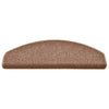 Vidaxl trapmatten 30 st 65x24x4 cm bruin halfrond groot