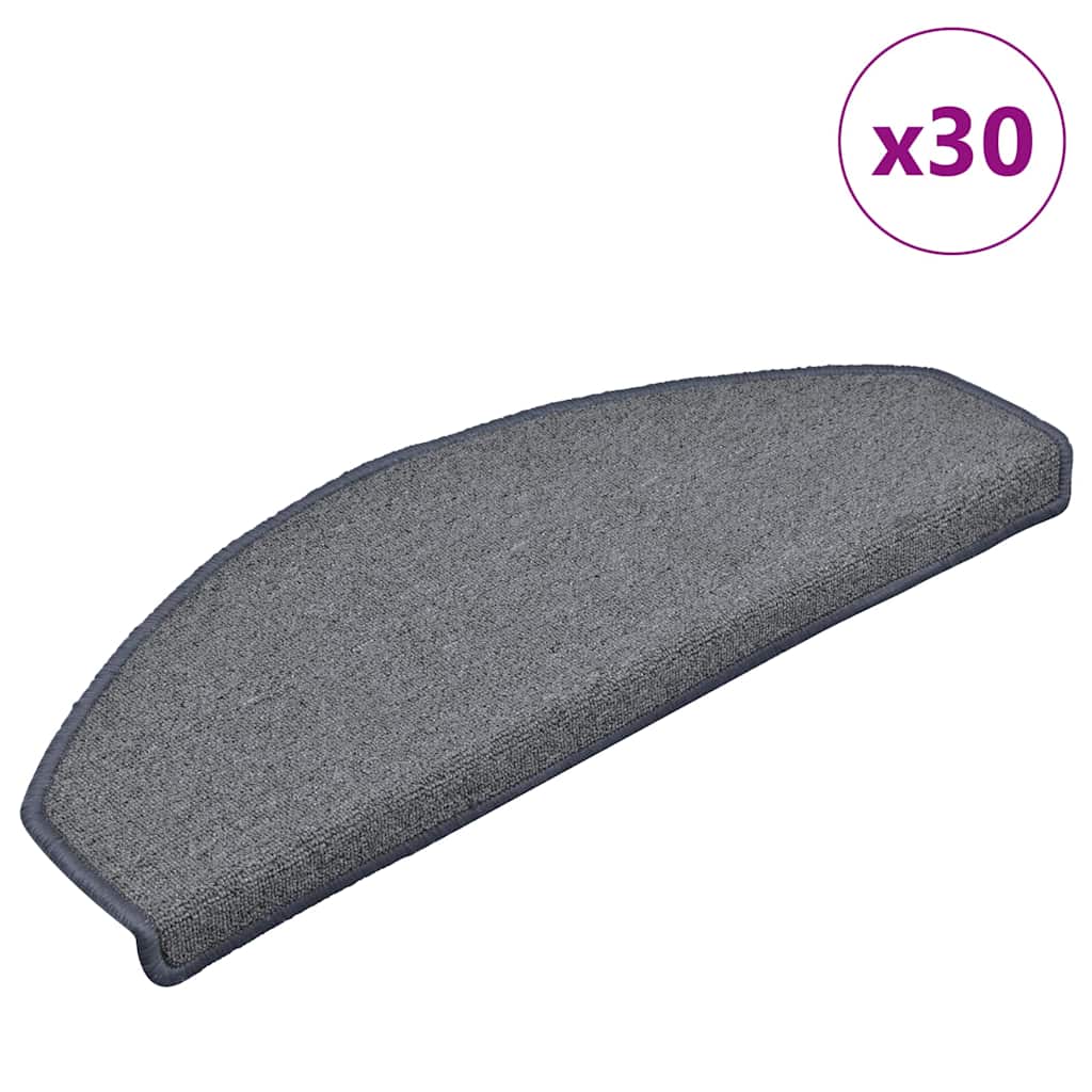 Vidaxl zelfklevende trapmatten 30 st 65 x 24 x 4 cm non-slip
