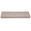 Vidaxl trapmatten 30 st 65x21x4 cm taupe rechthoekige rand