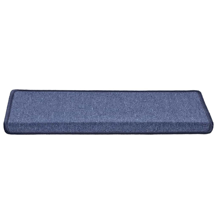 Vidaxl trapmatten 30 st 65x21x4 cm blauw rechthoekige rand
