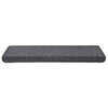 Vidaxl trapmatten 30 st 65x21x4 cm donkergrijs rechthoekige rand