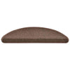 Vidaxl trapmatten 20 st 56x17x3 cm koffiebruin halfrond