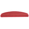 Vidaxl trapmatten 20 st 65x24x4 cm röd halfrond groot