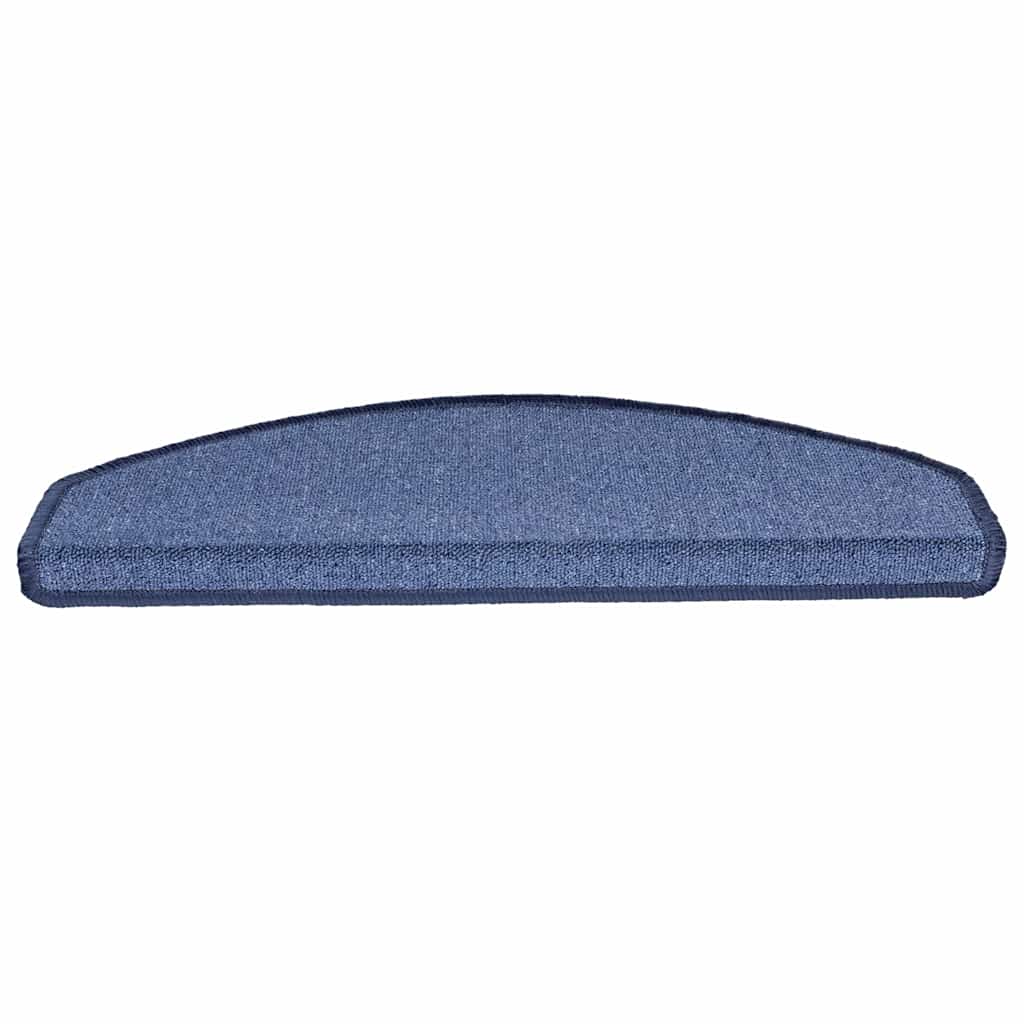 Vidaxl trapmatten 20 st 65x24x4 cm blauw halfrond groot