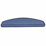 Vidaxl trapmatten 20 st 65x24x4 cm blauw halfrond groot - afbeelding 3