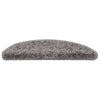 Vidaxl trapmatten 30 st 56x17x3 cm grijs halfrond