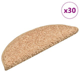 Vidaxl trapmatten 30 stuks 56x17x3 cm goud halfrond - afbeelding 1