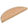 Vidaxl trapmatten 30 stuks 56x17x3 cm goud halfrond