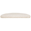 Vidaxl trapmatten 30 stuks 65x21x4 cm wit halfrond groot