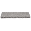Vidaxl trapmatten 30 st 65x21x4 cm grijs rechthoekige rand