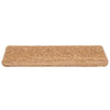 Vidaxl trapmatten 30 st 65x21x4 cm beige rechthoekige rand