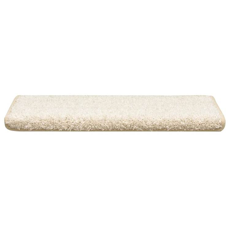 Vidaxl trapmatten 30 st 65x21x4 cm wit rechthoekige rand