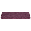 Vidaxl trapmatten 30 st 65x21x4 cm donkerpaars rechthoekige rand