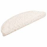Vidaxl trapmatten 20 st 56x17x3 cm wit halfrond - afbeelding 2