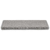 Vidaxl trapmatten 20 stuks 65x21x4 cm grijs rechthoekige rand