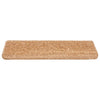 Vidaxl trapmatten 20 st 65x21x4 cm beige rechthoekige rand