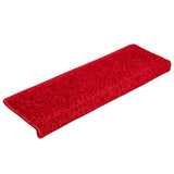 Vidaxl trapmatten 20 st 65x21x4 cm rood rechthoekige rand - afbeelding 2