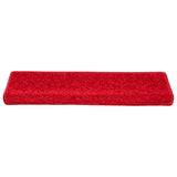 Vidaxl trapmatten 20 st 65x21x4 cm rood rechthoekige rand - afbeelding 3