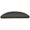 Vidaxl trapmatten zelfklevend sisal-look 30 st 56x17x3 cm antraciet