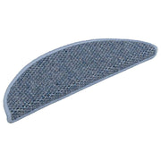 Vidaxl trapmatten zelfklevend sisal-look 30 st 56x17x3 cm blauw - afbeelding 2