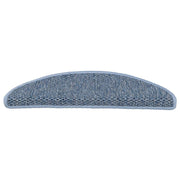 Vidaxl trapmatten zelfklevend sisal-look 30 st 56x17x3 cm blauw - afbeelding 3