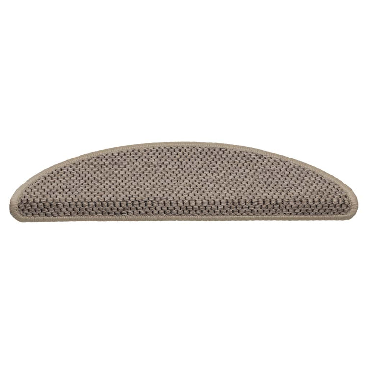 Vidaxl trapmatten zelfklevend sisal-look 30 st 56x17x3 cm donkerbeige
