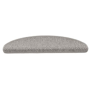 Vidaxl trapmatten zelfklevend sisal-look 30 st 65x21x4cm zilverkleurig - afbeelding 3