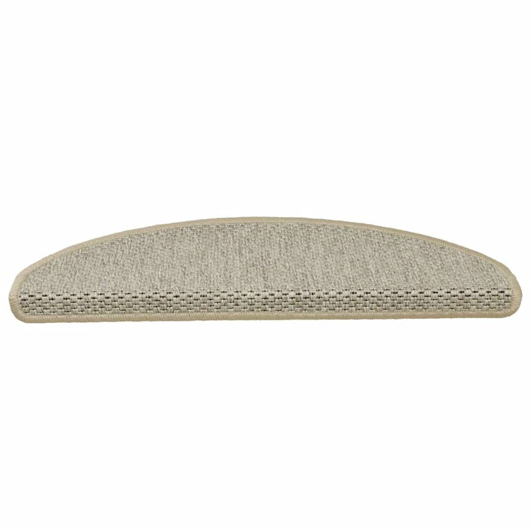 Vidaxl trapmatten zelfklevend sisal-look 30 st 65x21x4 cm lichtgroen