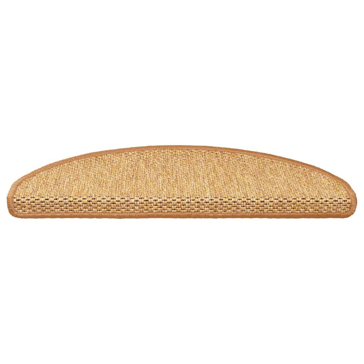 Vidaxl trapmatten zelfklevend sisal-look 30 st 65x21x4 cm sisal