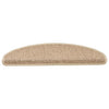 Vidaxl trapmatten zelfklevend sisal-look 30 st 65x21x4 cm zand