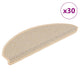 Vidaxl trapmatten zelfklevend sisal-look 30 st 65x21x4 cm berber