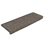 Vidaxl trapmatten zelfklevend sisal-look 30 st 65x21x4 cm grijs beige - afbeelding 2