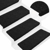 Vidaxl trapmatten zelfklevend 30 st 65x24,5x3,5 cm zwart