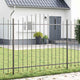 Vidaxl tuinhek woerden 3 st 170 x 190 cm gepoedercoat staal grijs